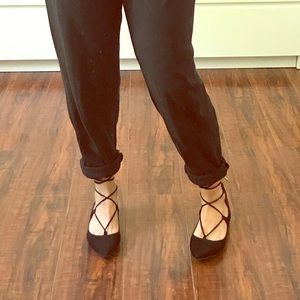 Steve Madden Lace Up Ballet Flats